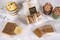 100 PACK Cellophane Treat Bags Cookie bags for Packaging Clear Gift Bags with Stickers for Cookies,Candy,Chocolates(9x3.2inch)
